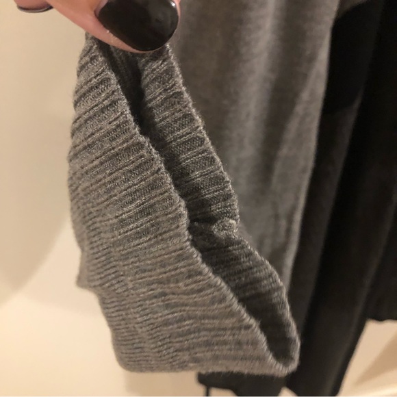 Charlie Paige Grey & Black Open Sweater Cardigan EUC - Picture 12 of 13